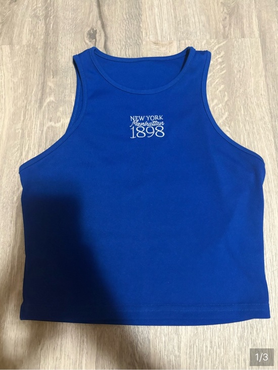 SHEIN Tops - 3 for $14 SHEIN Royal Blue Tank Top 'New York Manhattan 1898' size small